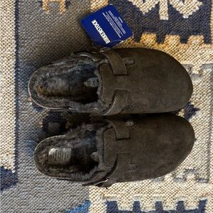 Birkenstock Boston Shearling Mocha Size 5